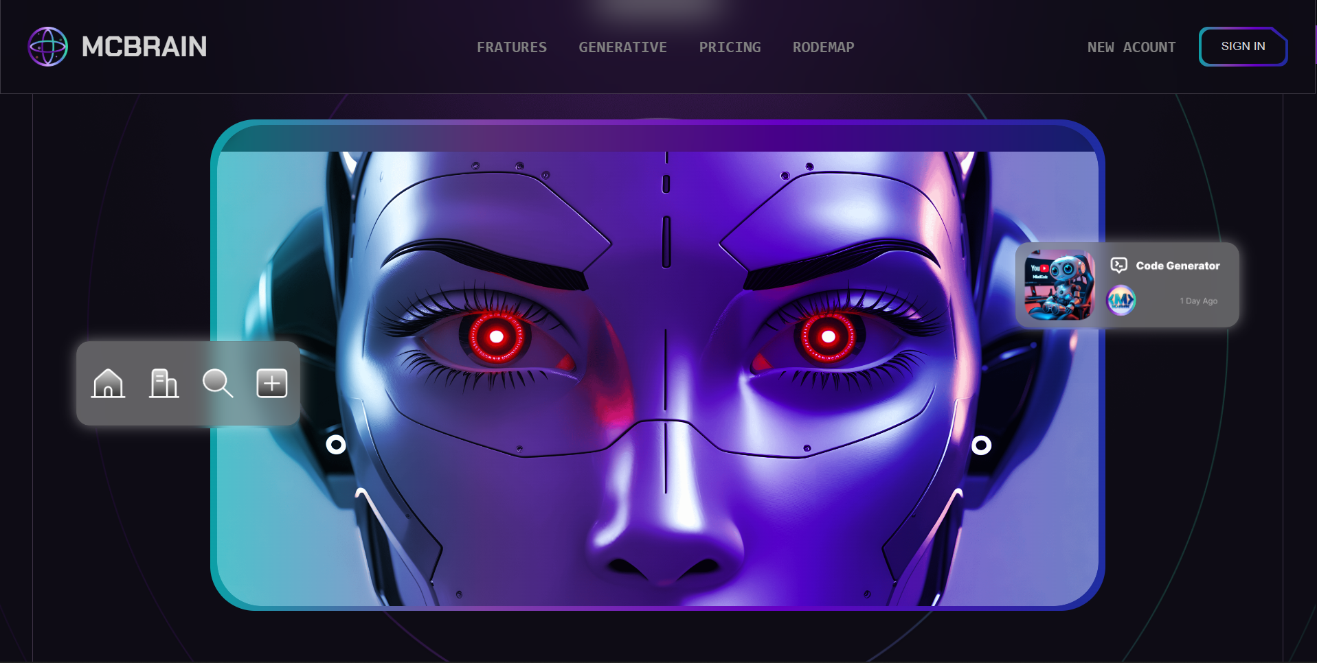 MCBrain AI Landing Page